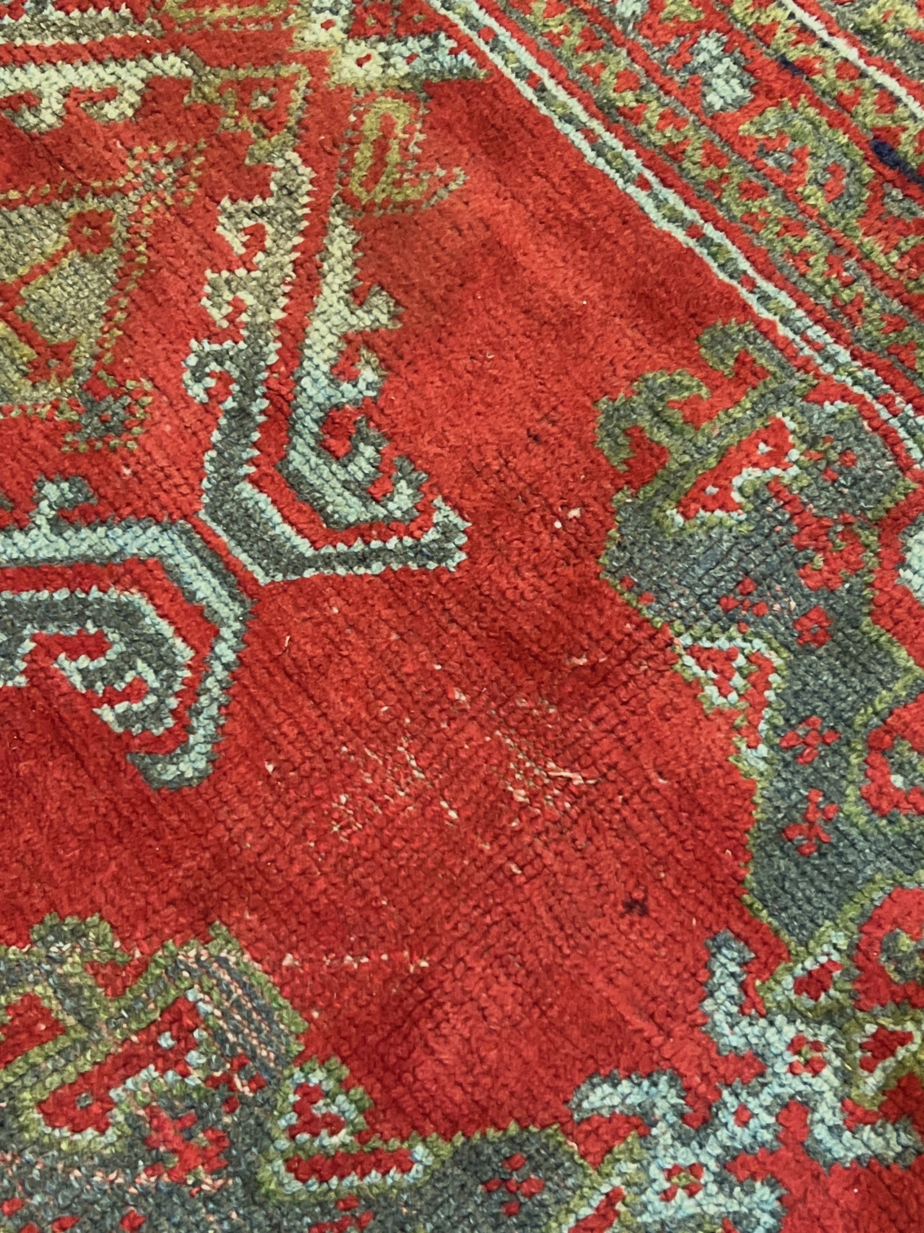 A large Turkish carpet